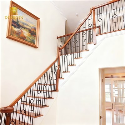 ট্রিপল বার আধুনিক লোহার সিঁড়ি টাকু